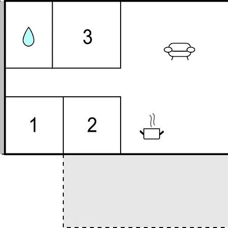 Дом отдыха 3 Bedroom In